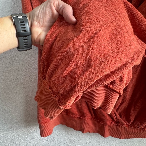 BOGO! {Anthro} Pilcro stonewashed cross front sweatshirt - Picture 4 of 10